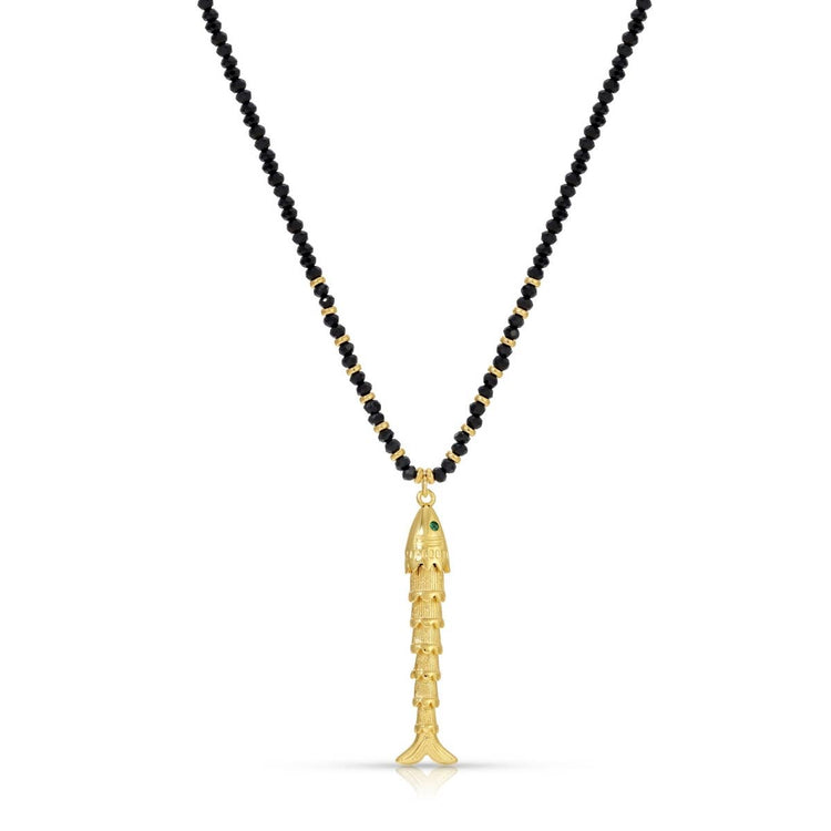 Rising Tide Fish Pendant Necklace