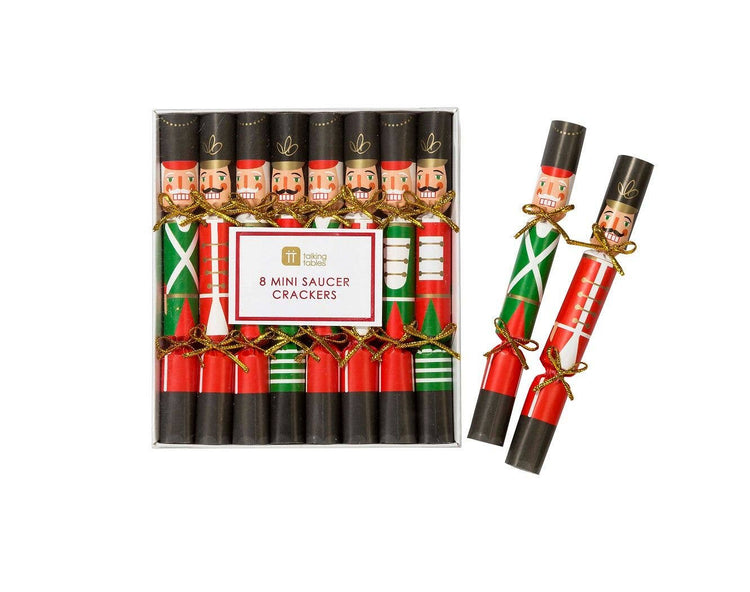 Mini Nutcracker Christmas Crackers | 8 Pack |