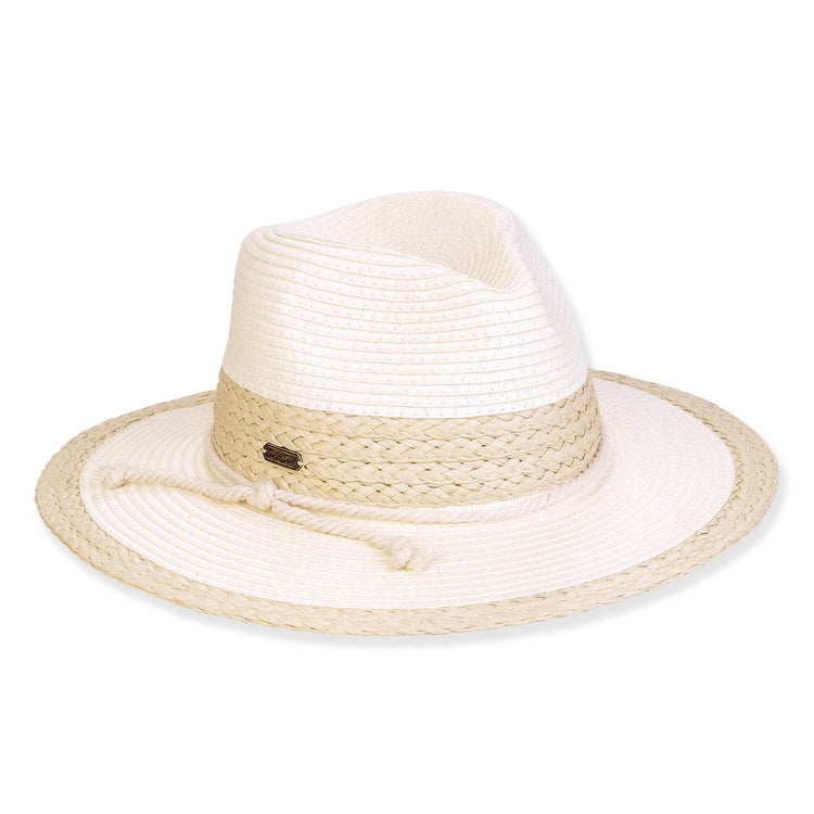 Ivory, Paperbraid Safari, Brim 3" | HH3268 A
