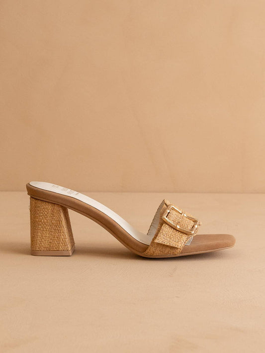 The Glendale Camel | Bamboo Buckle Sandal