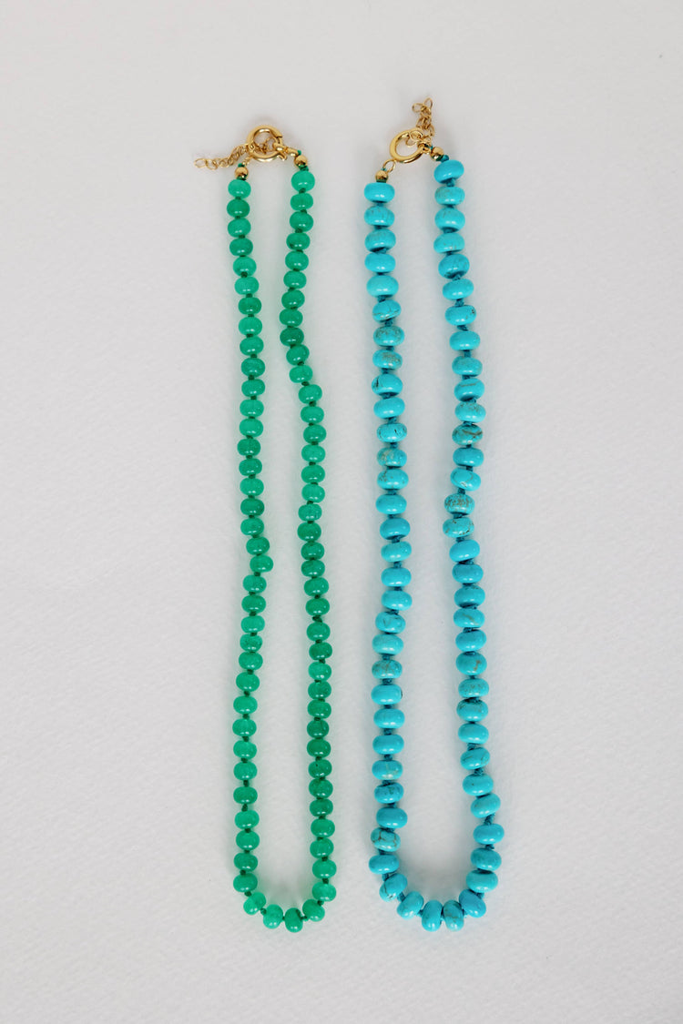 Genuine Turquoise Candy Necklace