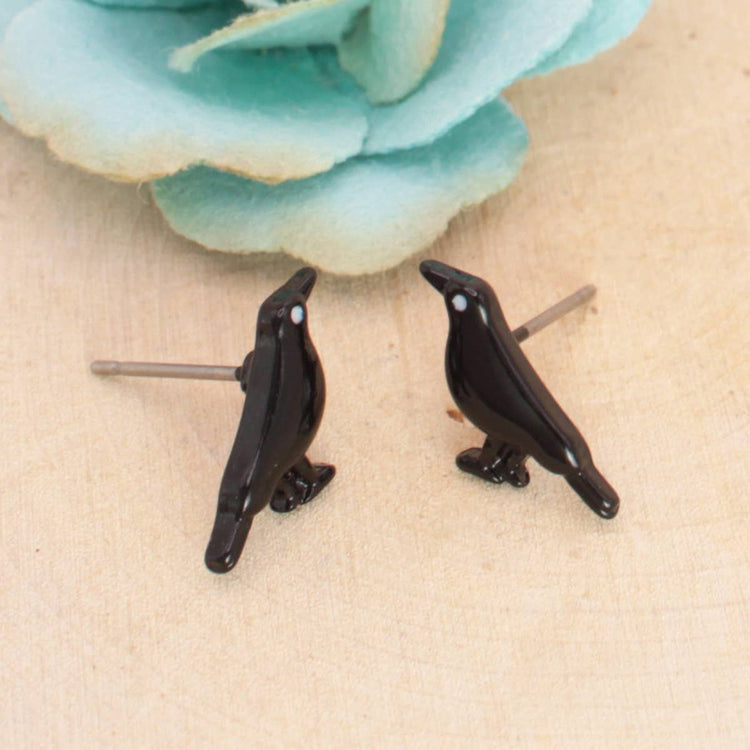 Raven Fine Art Post Earrings