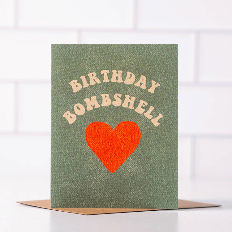 BIRTHDAY BOMBSHELL CARD
