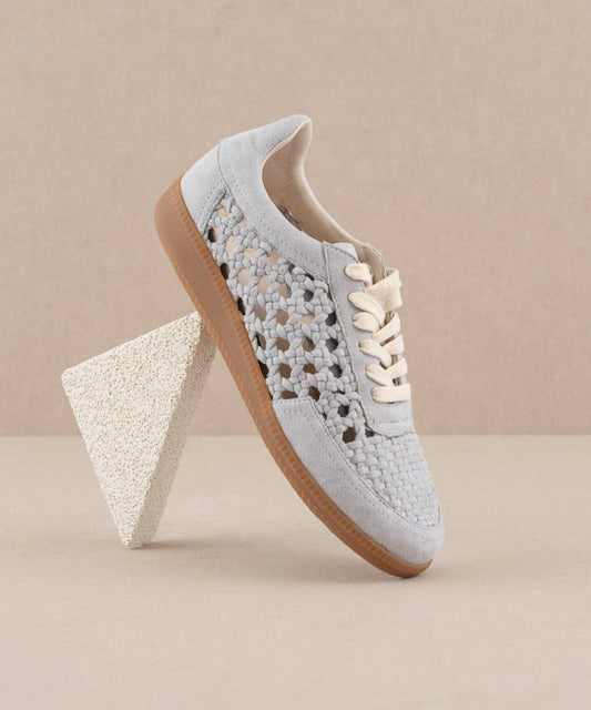 The Sandy Blue  Crochet Detailed Sneaker