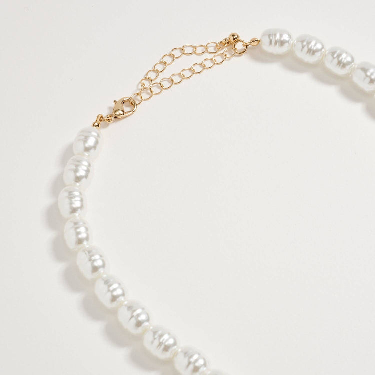 Pearl Shell Statement Necklace