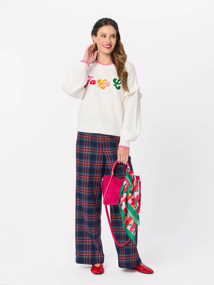 FESTIVE STRING LIGHTS SQUARE SCARF, MULTI