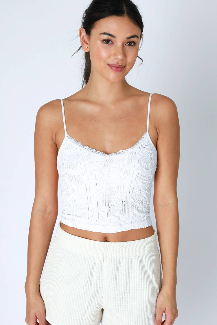 Double Lace Trim Cami