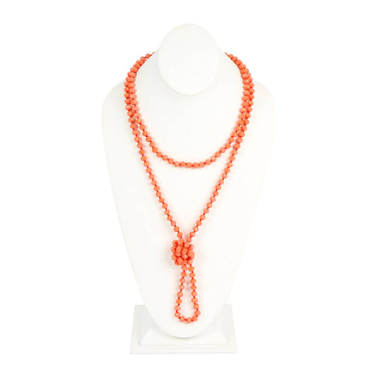 Longline Hand Knotted Necklace