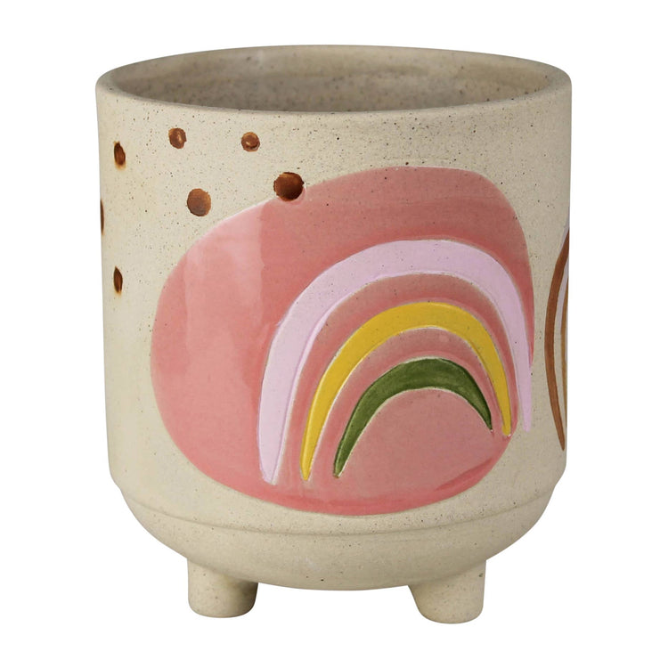 Handpainted Cachepot, Ceramic