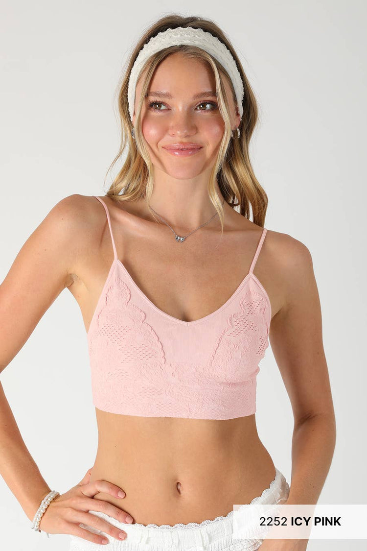 Lace Embroidered Bralette