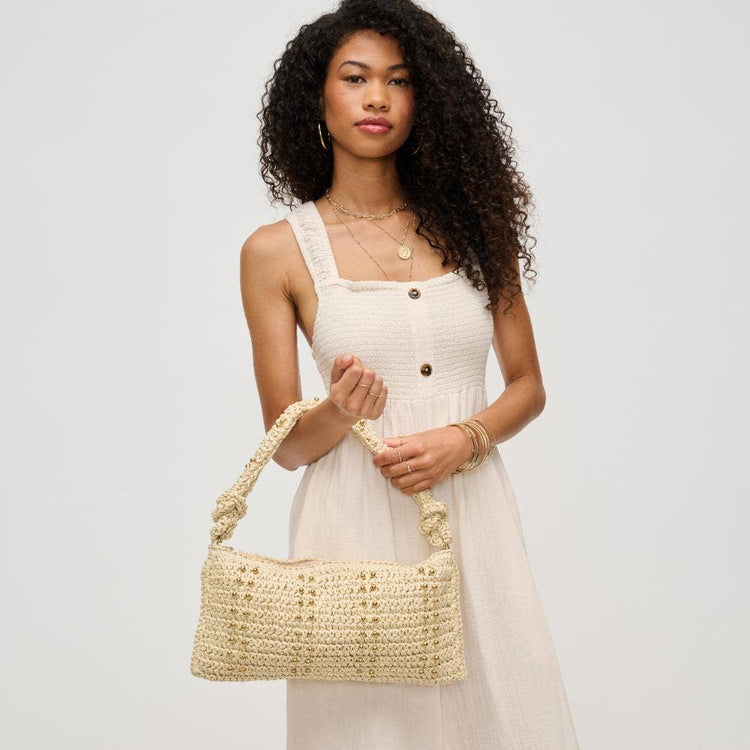 Clarissa Seasonal Straw Shoulder Bag