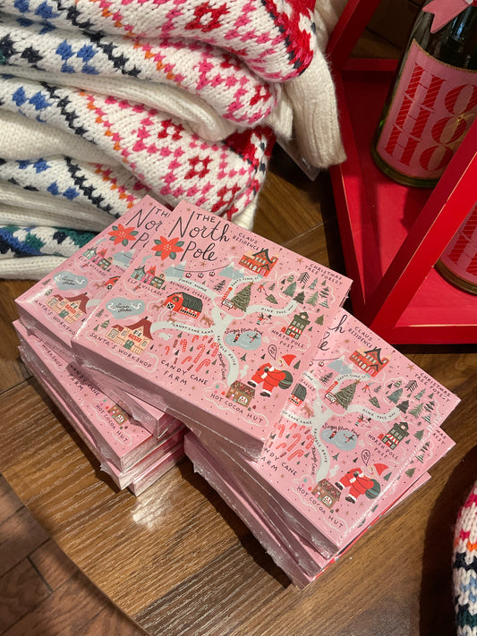 4-1/4"L Safety Matches in Matchbox with North Pole Scene