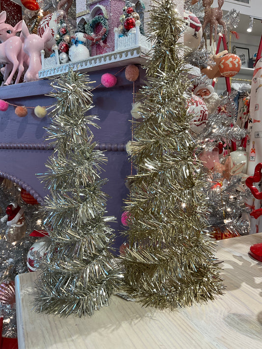 Antique Tinsel Trees