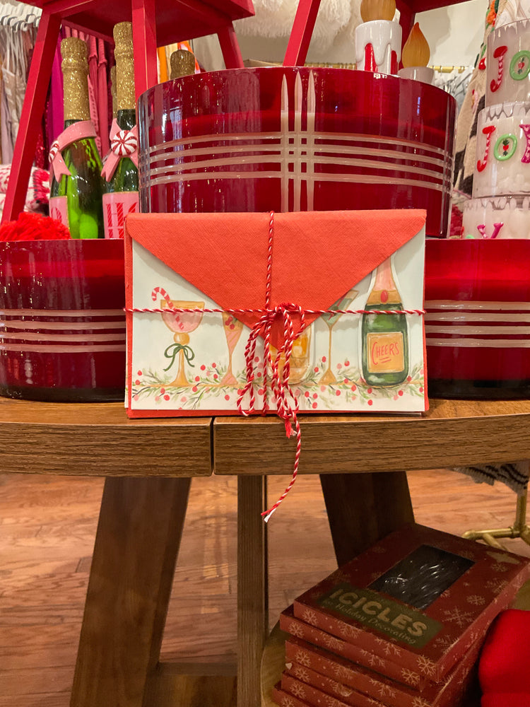 Handmade Recycled Paper Christmas Cards w/ Envelopes (Set of 24)