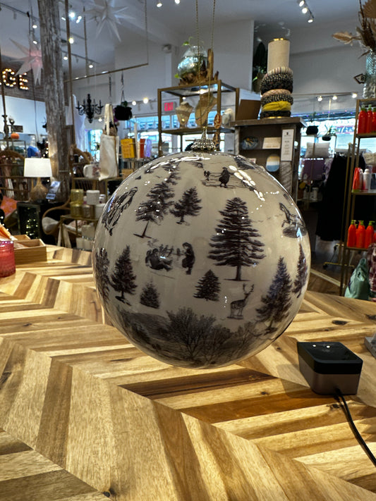 Through The Woods Ball Ornament