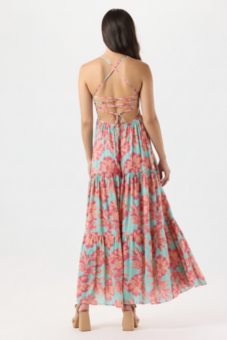 Kailani Maxi Dress - Seychelles Turquoise