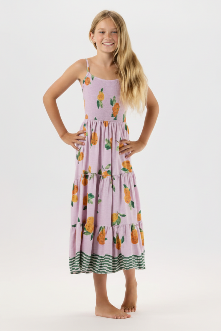 Kids Avisa Dress - Limoncello Blush