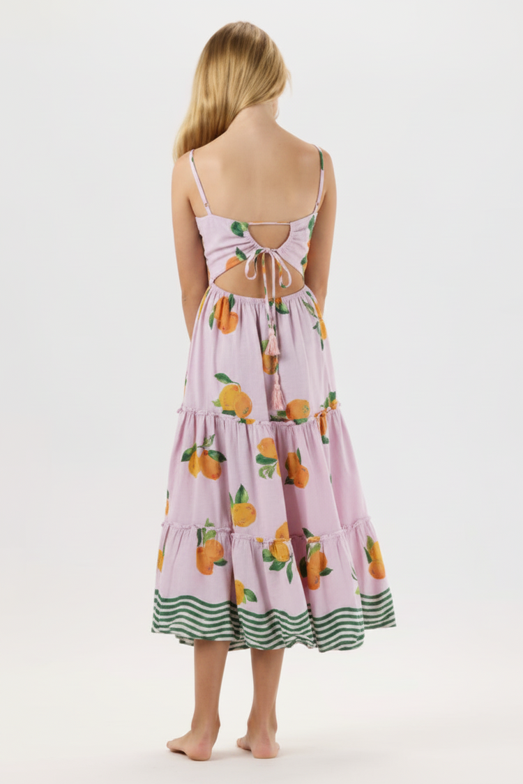 Kids Avisa Dress - Limoncello Blush