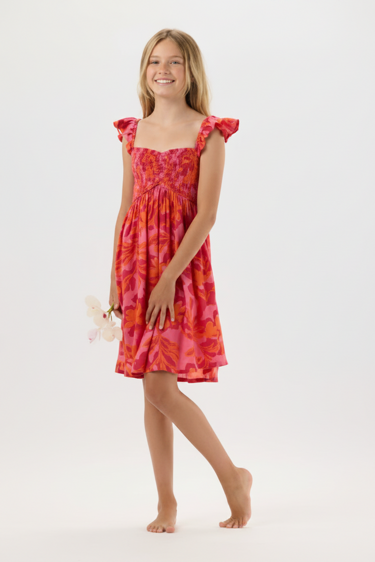Kids Hollie Dress - Seychelles Pink