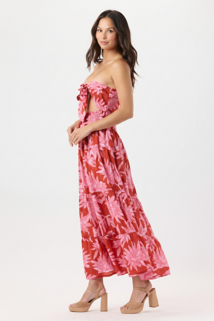Moana Maxi Dress - Amazonia Rust