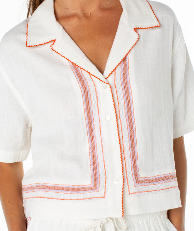 Fiesta Siesta Shirt- Cloud Dancer