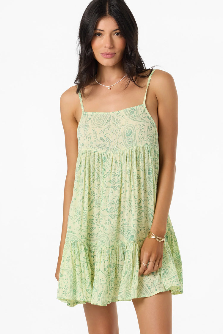 Saltwater Essentials Rilee Print Dress - Citron