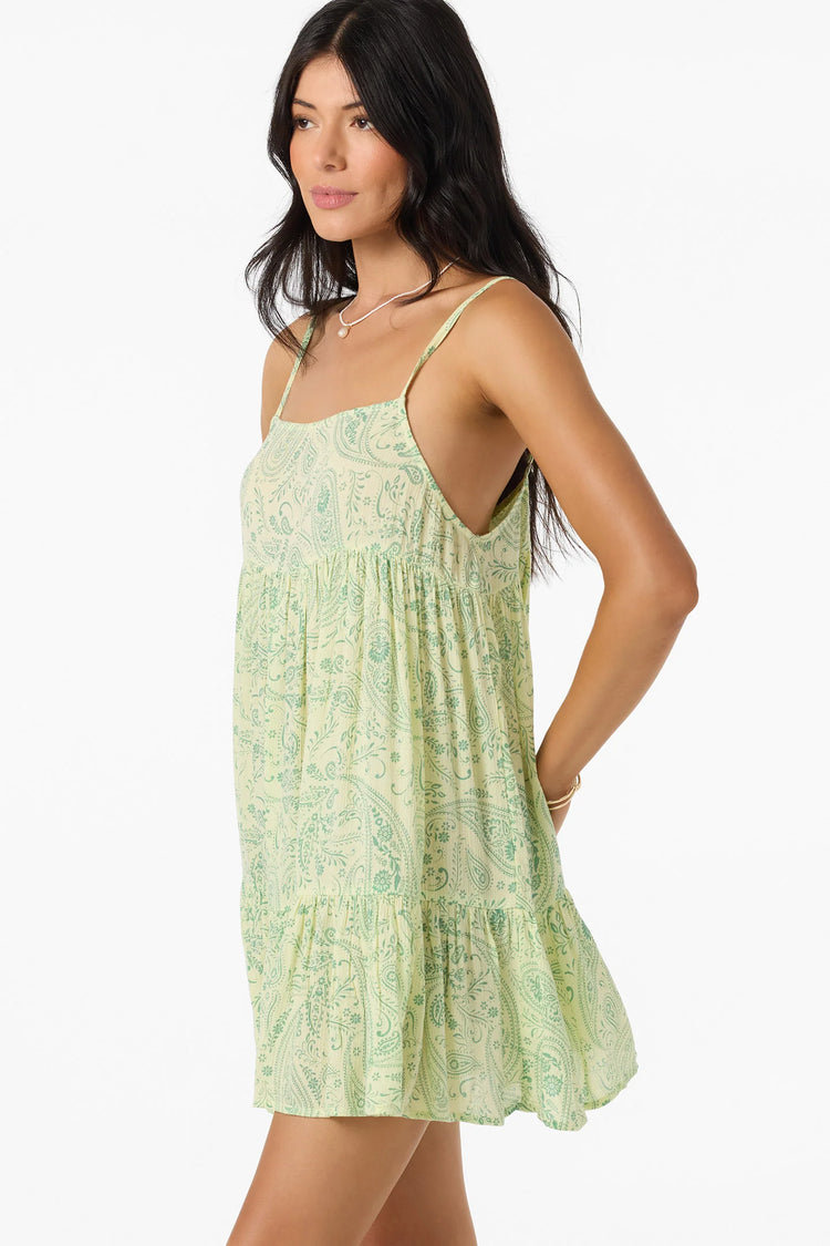 Saltwater Essentials Rilee Print Dress - Citron