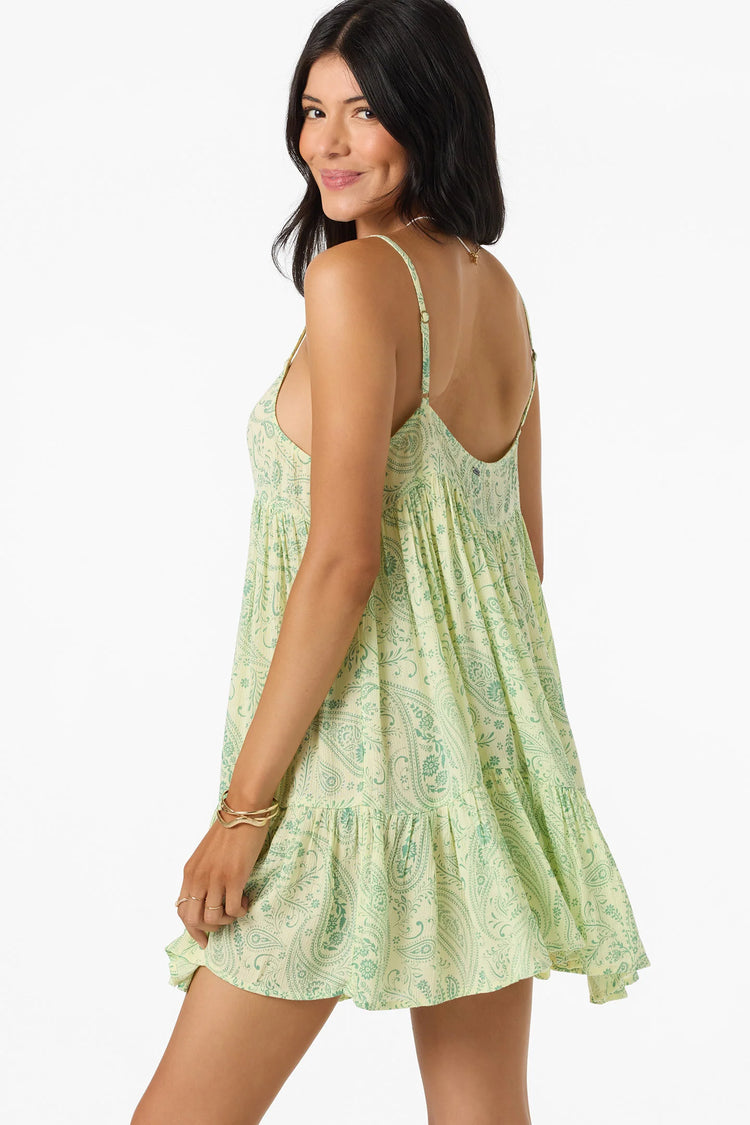 Saltwater Essentials Rilee Print Dress - Citron