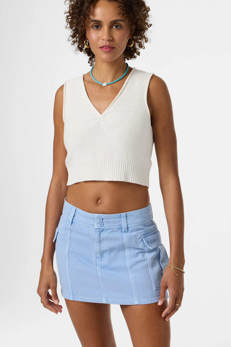 Elsie Sweater Tank - Tofu
