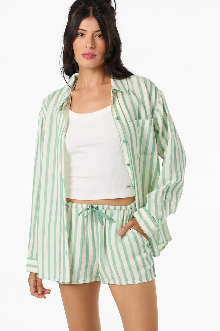 Brenda Stripe Short - Green