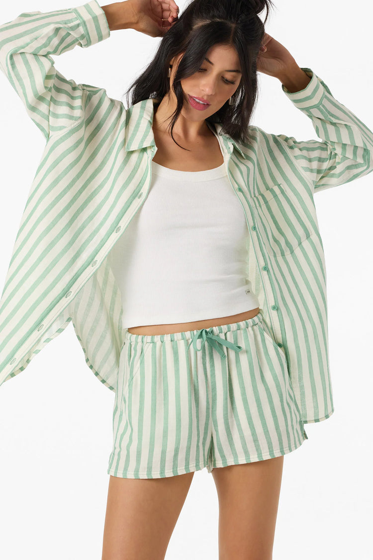 Brenda Stripe Short - Green