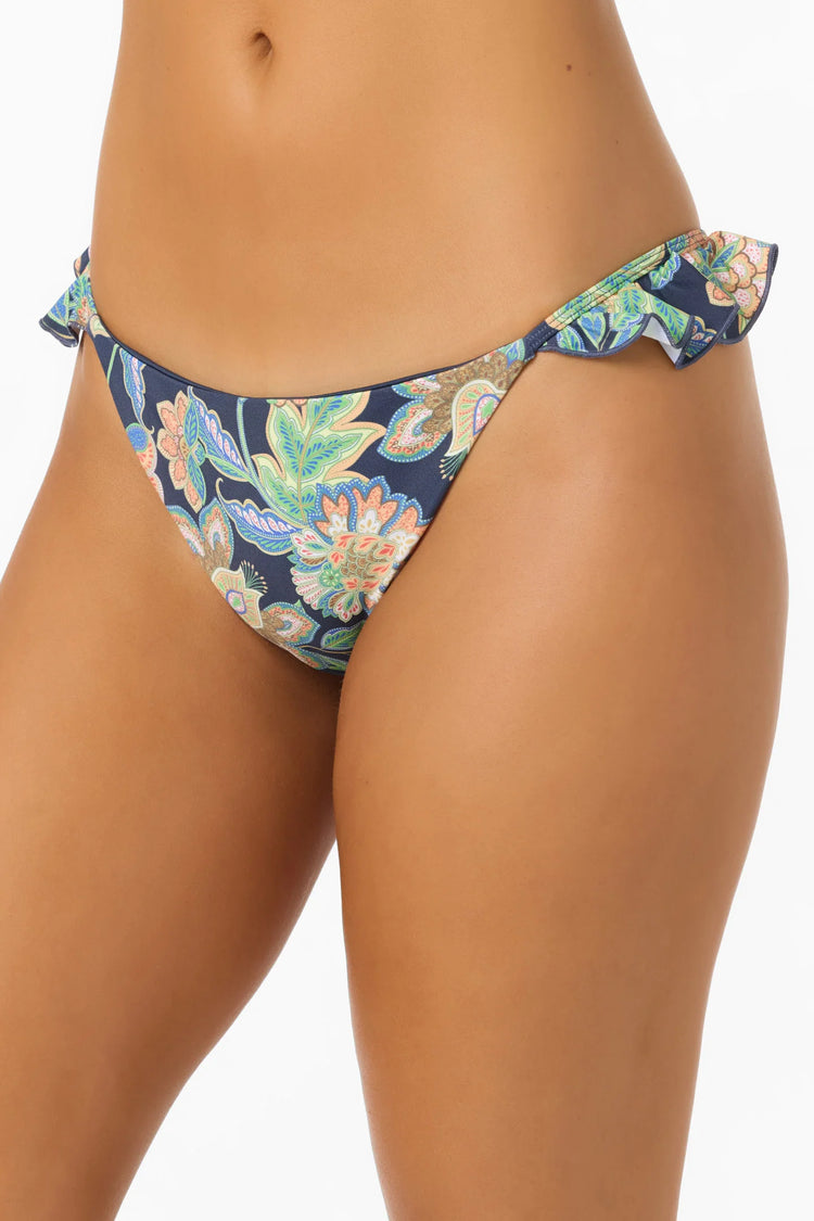 Mermaid Floral Jalisco Bottom - Navy