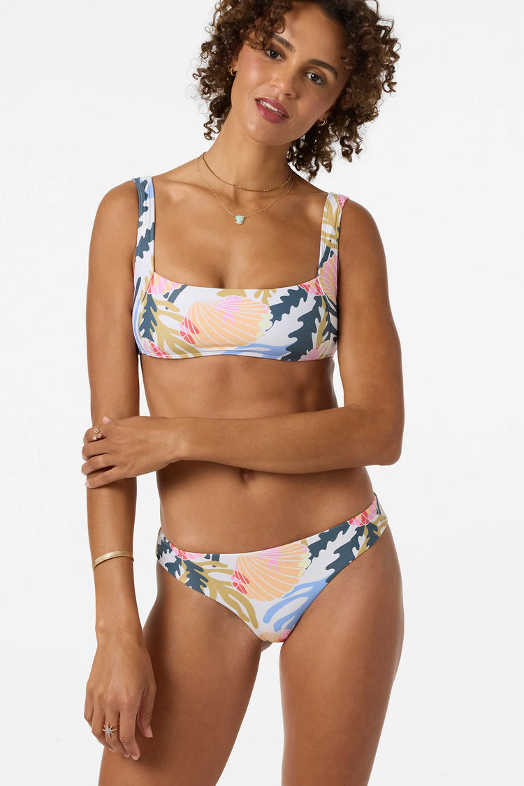 Cora Geo Comber Mid Rise Bottom - Multi Clr