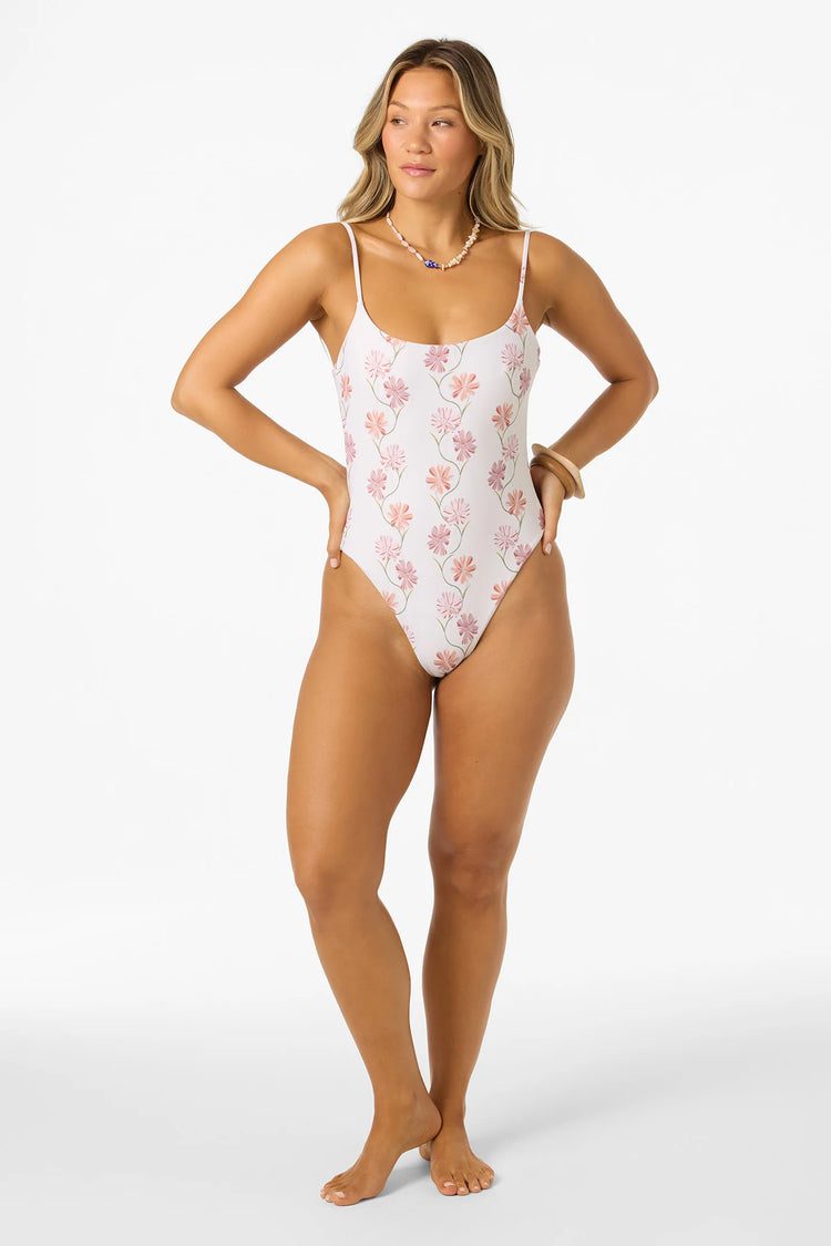 Ivy Floral Marine One Piece - Tofu