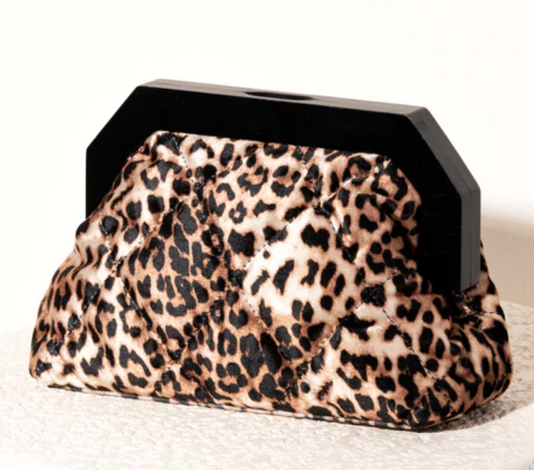 Bailey Leo Print Clutch