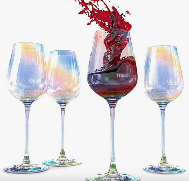 Iridescent Wine Glasses