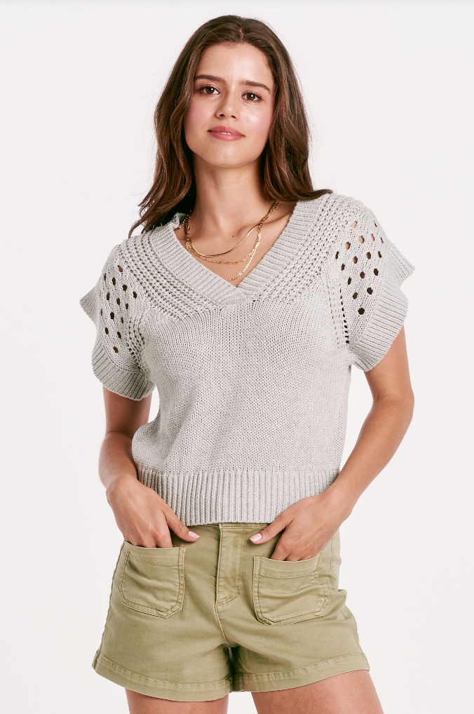 Renata Short Sleeve Sweater