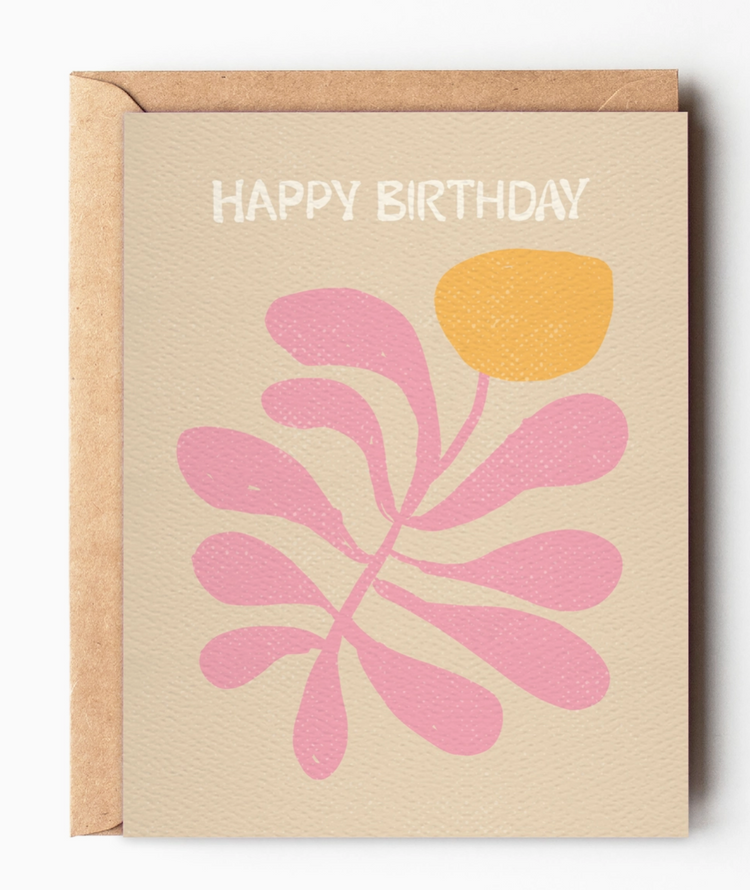 coastal birthday card