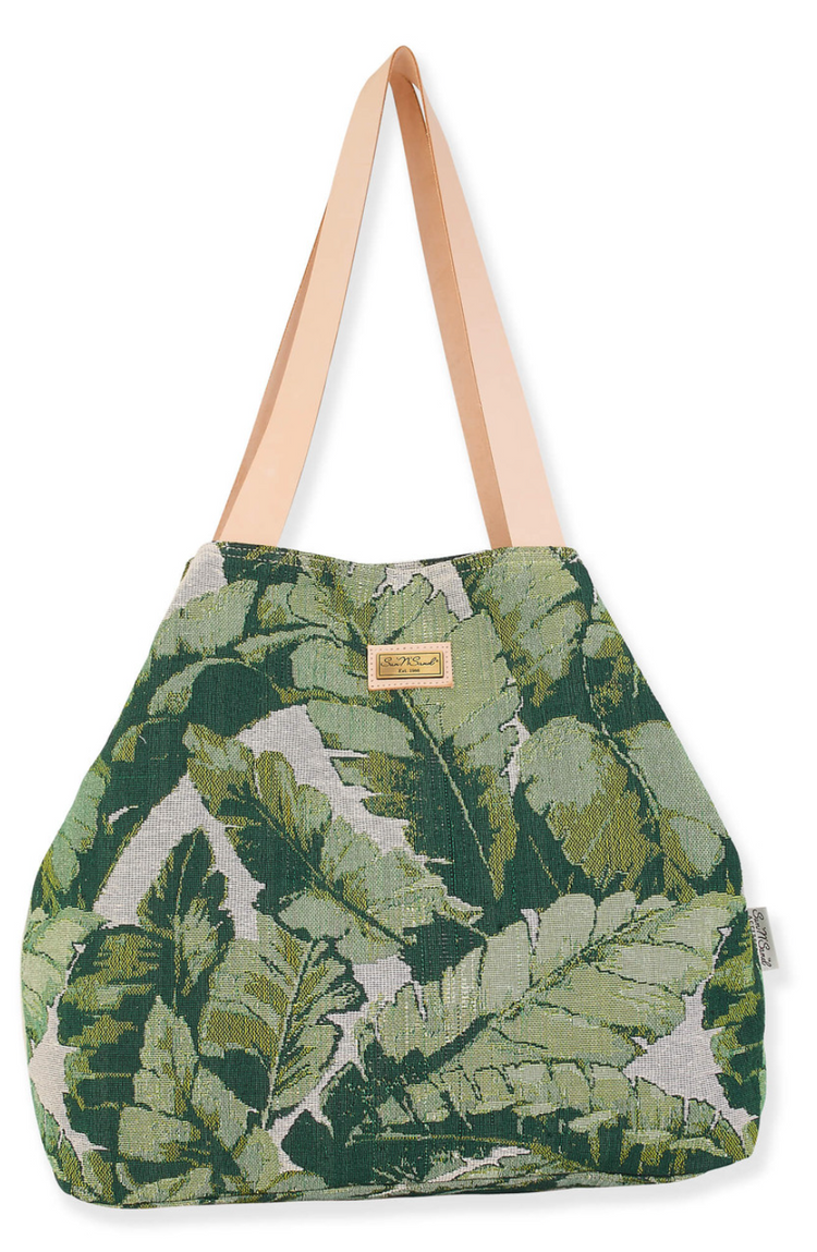 Laila Leaf Pattern Tote