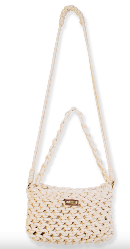 Cotton Rope Handle Crossbody