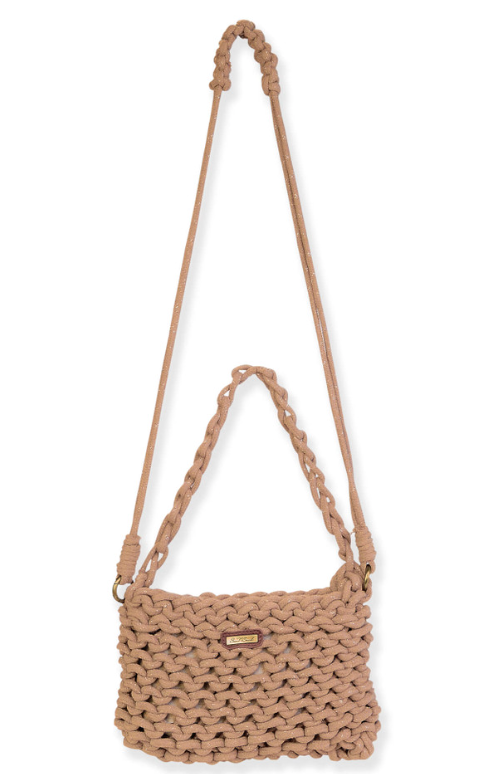 Cotton Rope Handle Crossbody