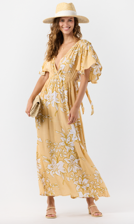 Bowie Lily Vanilla Maxi Dress