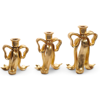 Bow Candlestick Holders