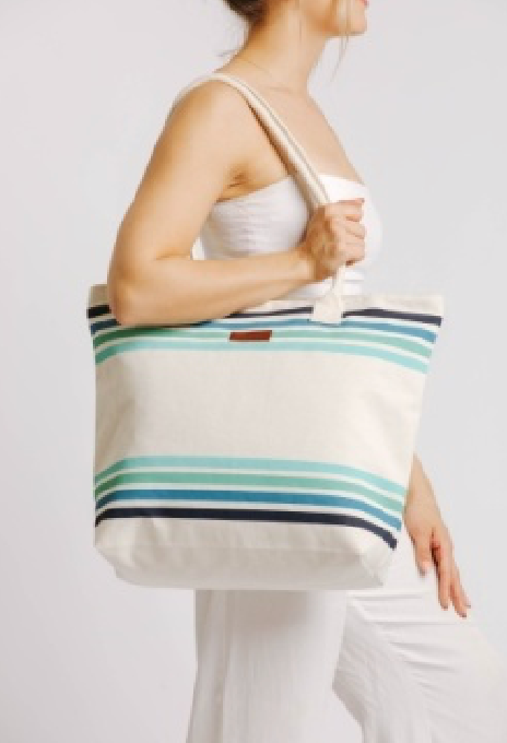 Border Classic Stripe Beach Tote