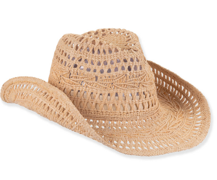 Open Weave Classic Western Beach Hat