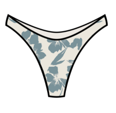 OG Lang Floral Flamenco Bottom- Tofu