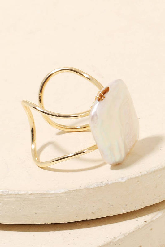Pearl Statement Ring