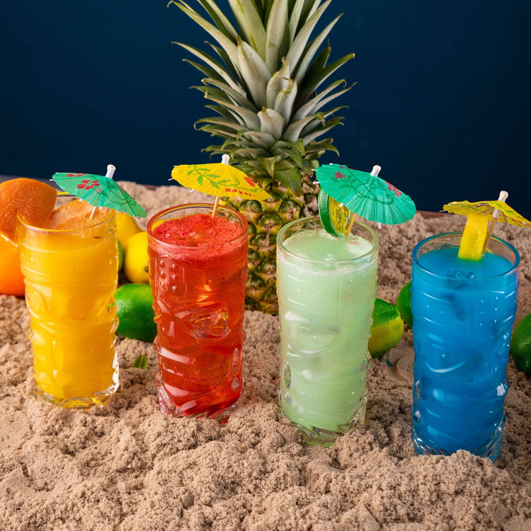 Clear Tiki Glasses