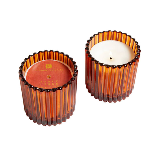Apple Cider Candle In Small Decorative Glass 7oz Ctn.6