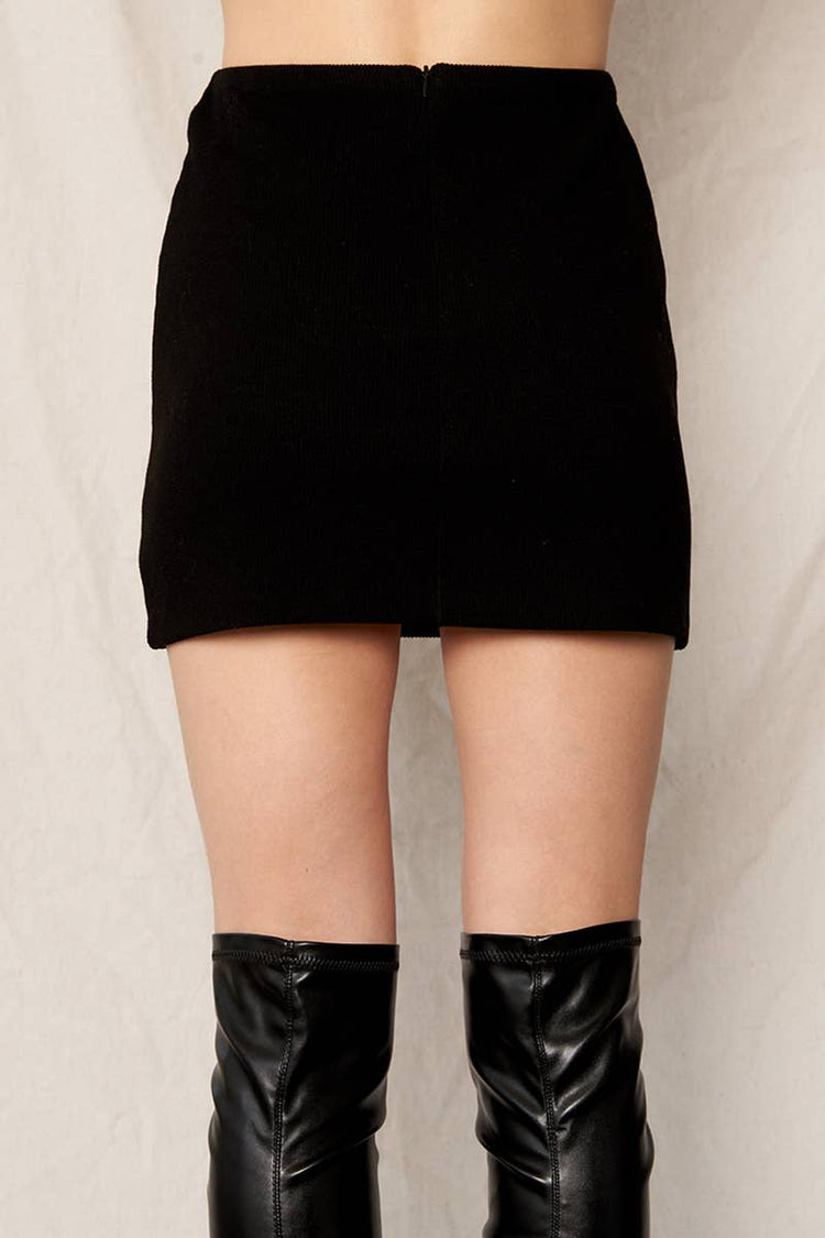 Basic Black Mini Skirt